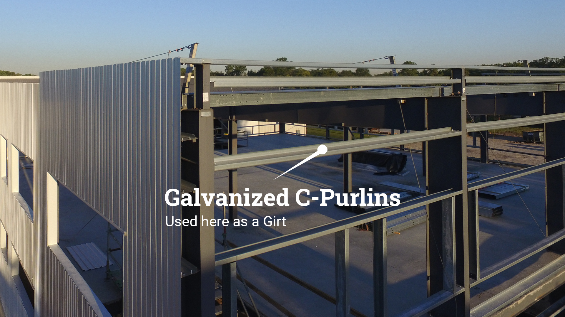 Galvanized C-Purlins