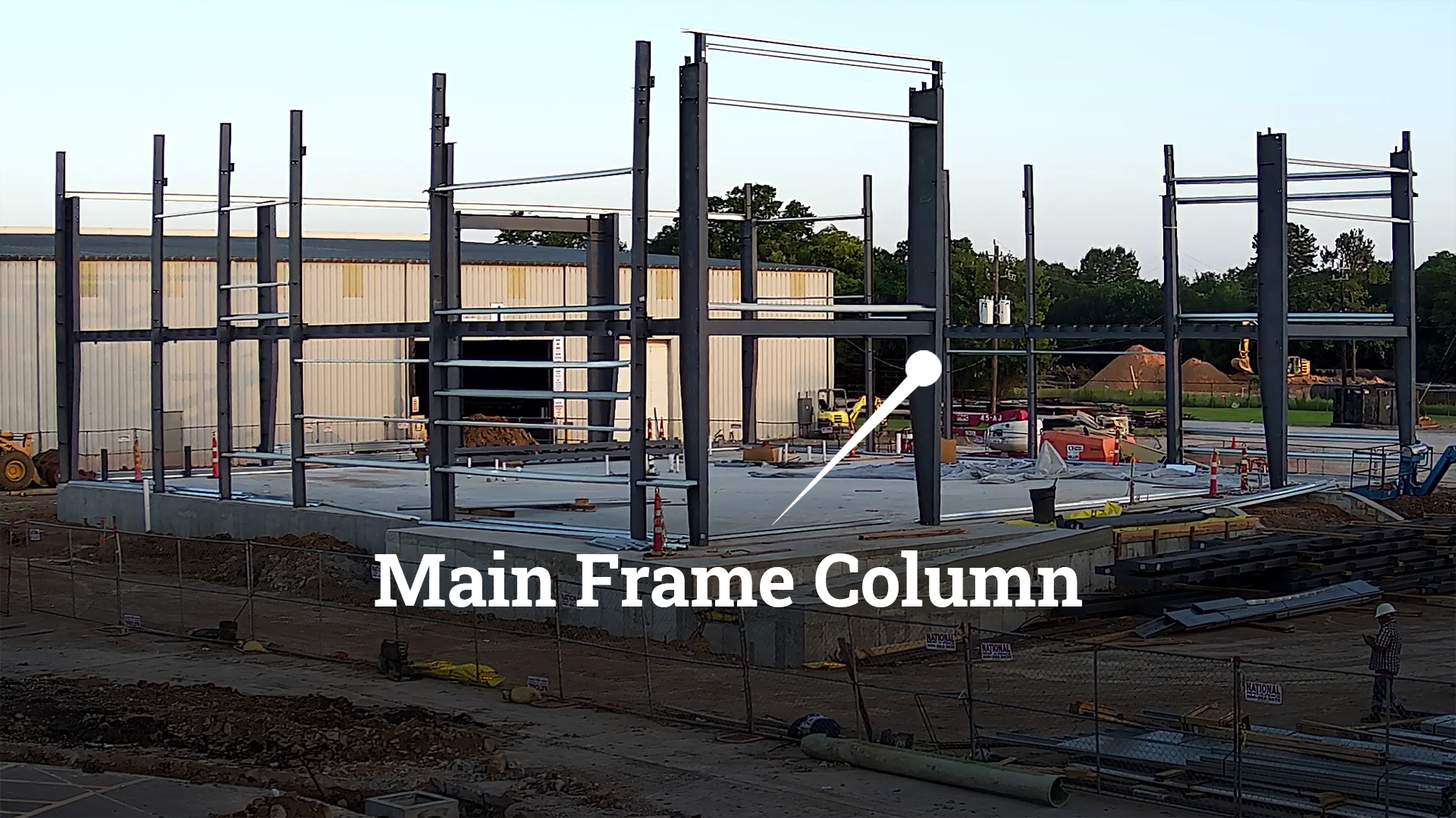 Main Frame Column