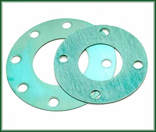 Two different Full Face Gaskets made of non-asbestos material.