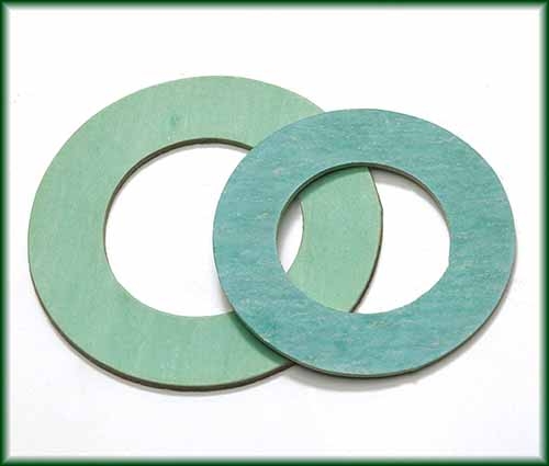 Two different Ring Gaskets made with non-asbestos material.