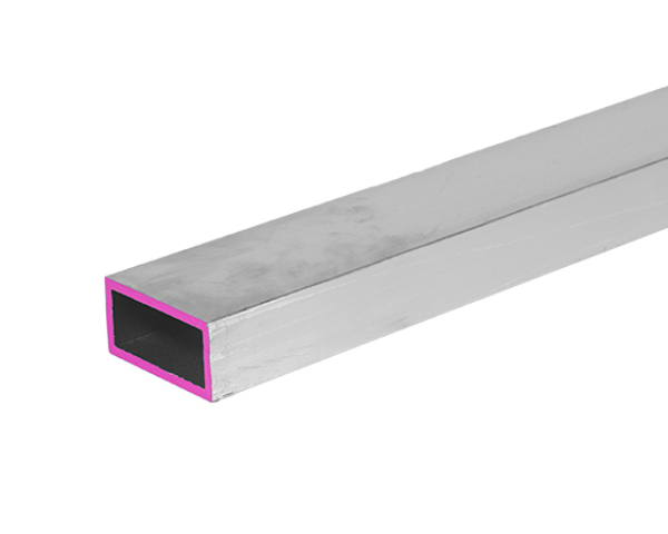 Aluminum Rectangular Tubing 2 inch by 1 inch by 1/4 inch wall