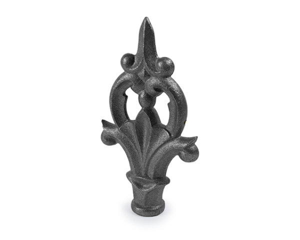 Ornamental Fence Topper two colors Final 3/4" x 3/4 Forged Metal Spear Spire 