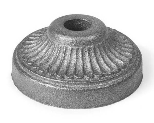 1/2" Cast Iron Round Base.