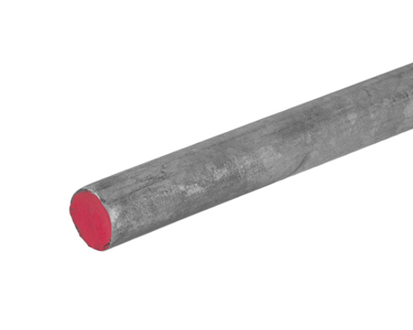 1 inch galvanized hot rolled round bar that is 20 feet long