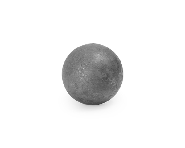 Solid Smooth Sphere made out of Forged Steel.