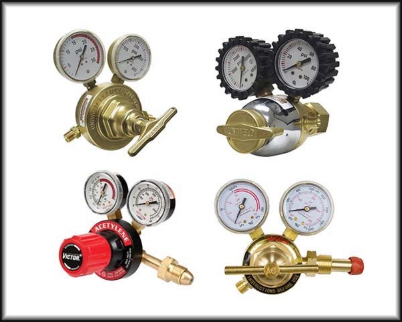 Gas Welding Regulators and Flow Meters