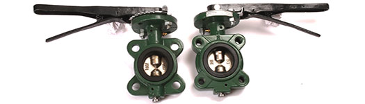 Two different Butterfly Valves.