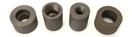 Four different Forged Steel Reducers.