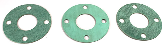 Three different Full Face Gaskets made of non-asbestos material.