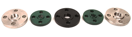Five different Threaded Flanges