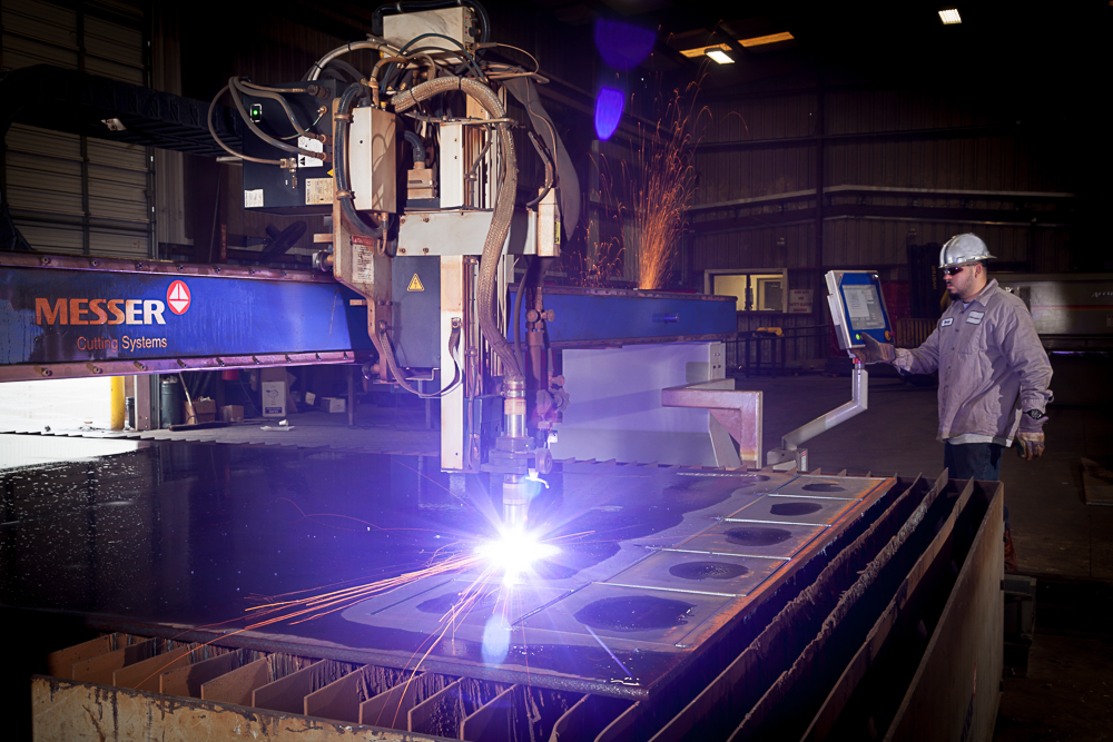 Plasma Cutting Steel