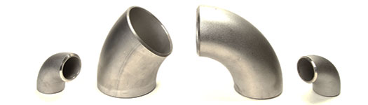 Four different Stainless Buttweld Elbows