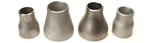 Four different Stainless Buttweld Reducers.