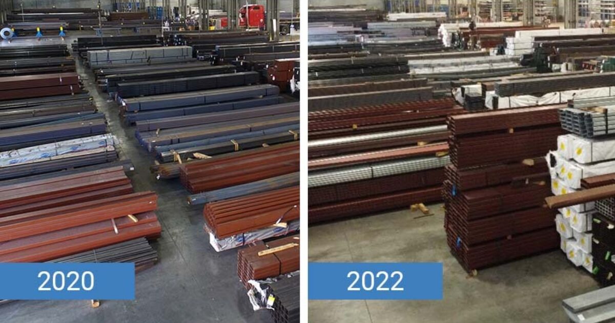 Steel Center Inventory More Inventory Than Ever! | Steel Supply LP