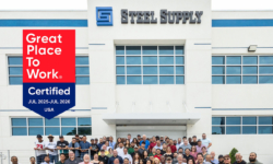 Steel Supply Awarded 2025 Great Place to Work Certification