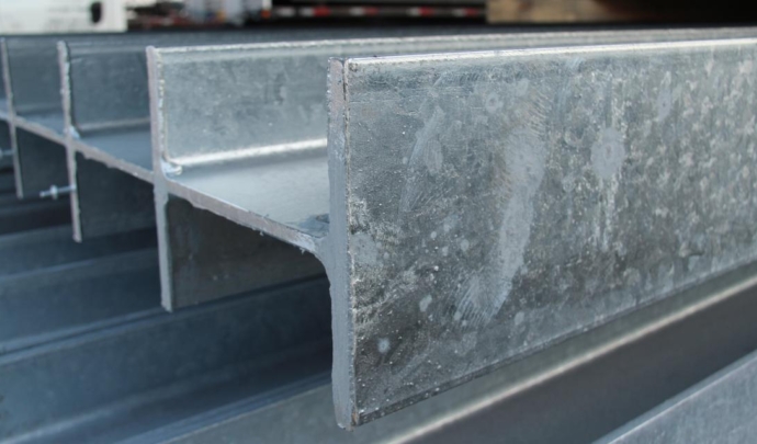 Galvanized beams