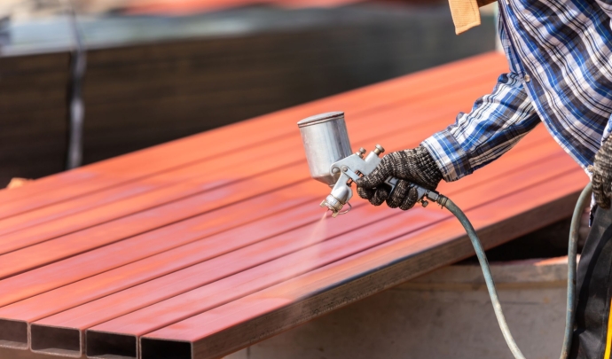 Painted steel