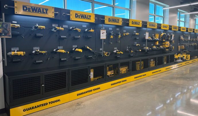 Steel supply dewalt power tools