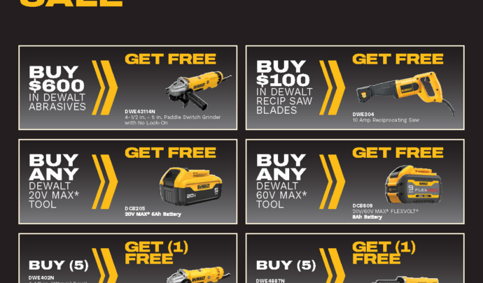 Steel supply dewalt power tools black friday 2025