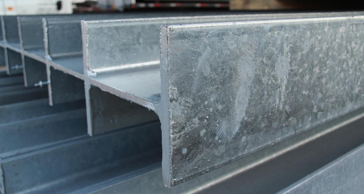 Galvanized beams