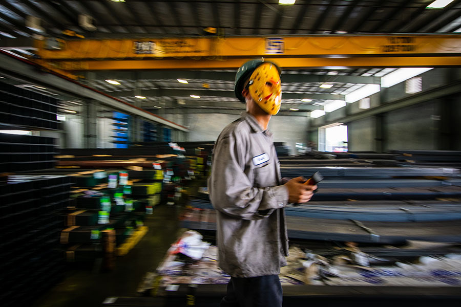 Jason in warehouse
