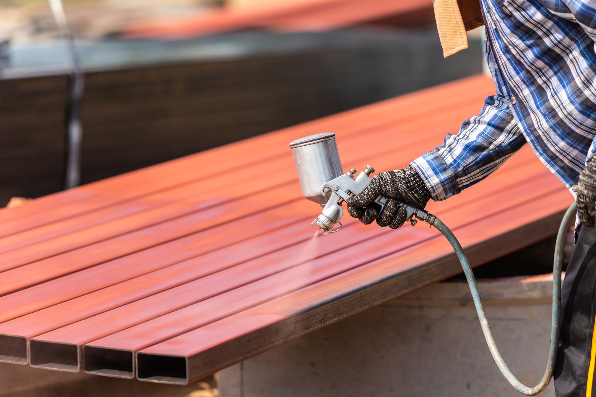 Painted steel