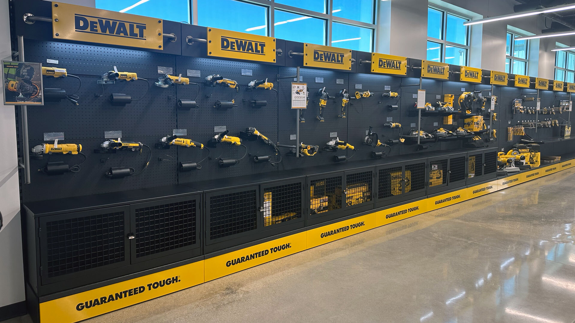 Steel supply dewalt power tools