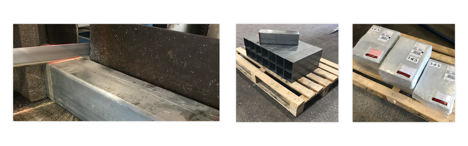 Cut steel web order process