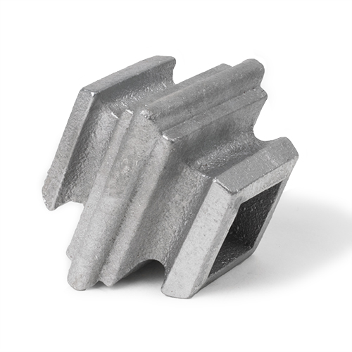Aluminum square baluster collar, 0.75-Inch