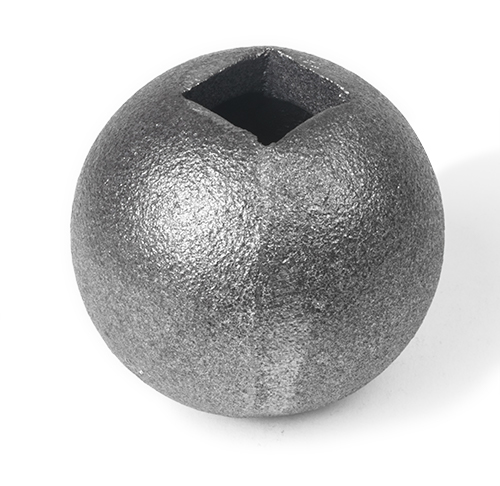 Cast iron ball square collar, 0.75 inch