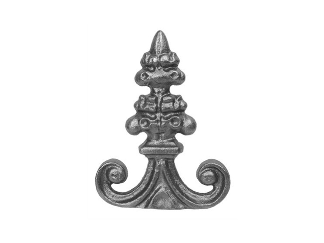 Cast iron solid, 5.5 x 4 inch