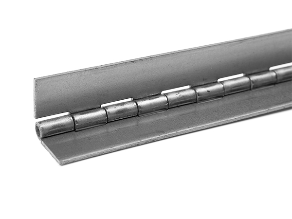 Aluminum Piano Hinge 2" Open X 72" Long – 16 Gauge, 3/16" Holes Every 3" – Mill Finish For Cabinets & Enclosures
