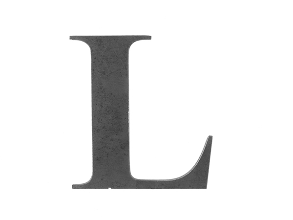 Steel letter L