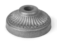 Cast iron large round base, 0.5 inch