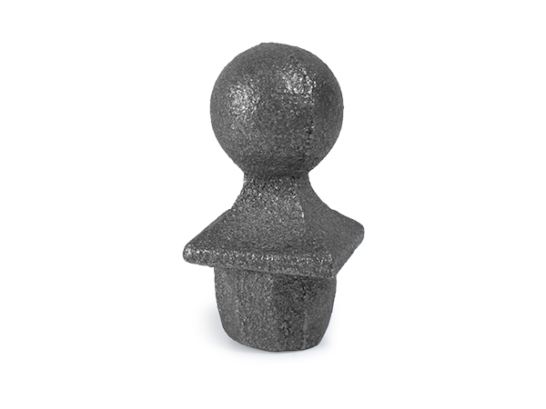 CAST IRON FENCE FINIAL  FITS ON 1-1/2" SQUARE #649-ZXL 