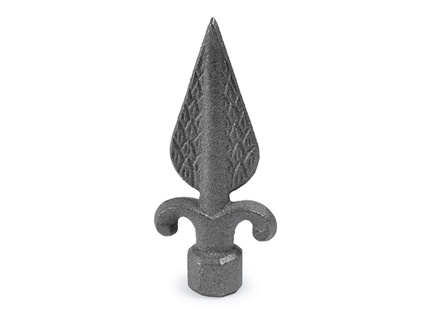Cast iron octagon spear, .5 inch