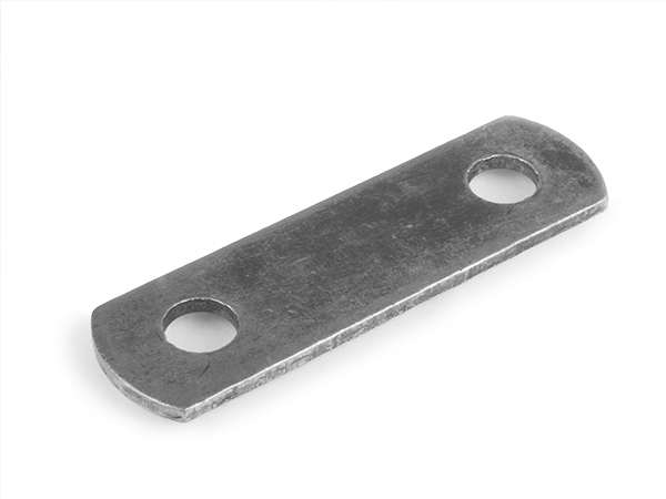 Double hole base plate, 1 inch