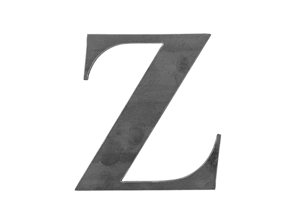 Steel Letter Z