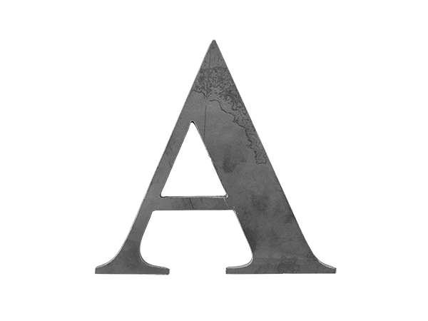 Steel Letter A