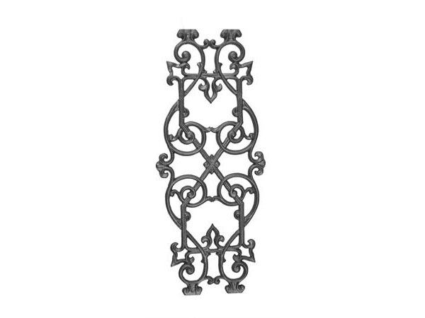 Cast iron 27.25 x 11.25 railing panel