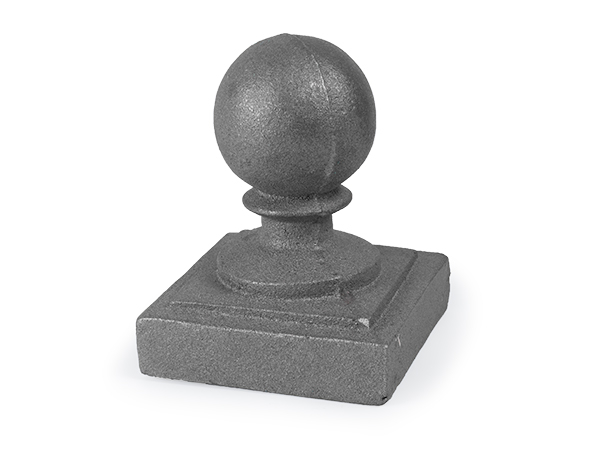 Cast iron 4-inch ball cap small
