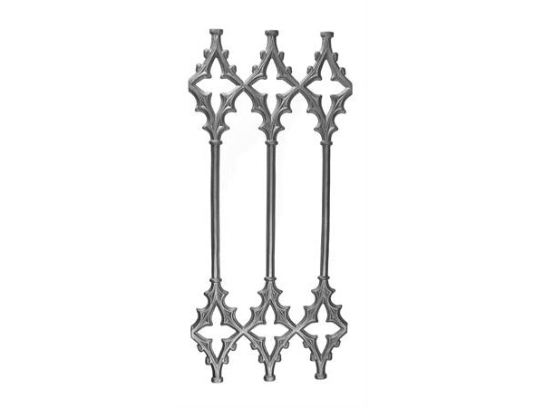 Cast iron cathedral panel