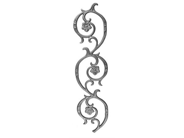 Cast iron railing panel