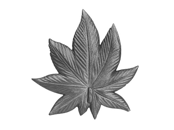 Cast iron double-sided nine-point leaf