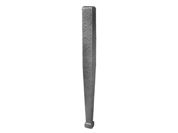 Cast iron hammered furniture leg 15 inch
