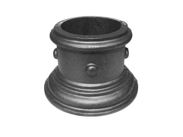 Cast iron pipe base, 6 inch