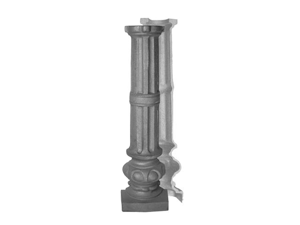 Cast iron post, 26.25