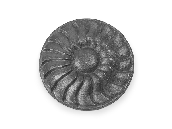 Cast iron rosette