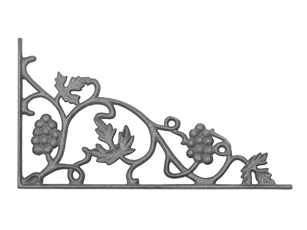 Cast iron vineyard corner bracket