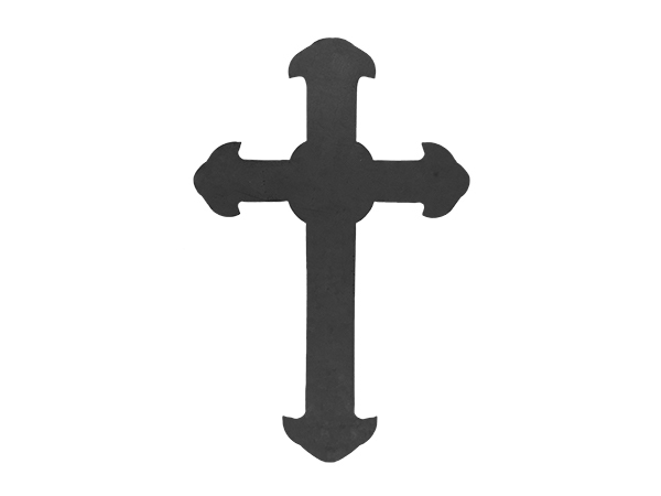 Plasma cut large cross